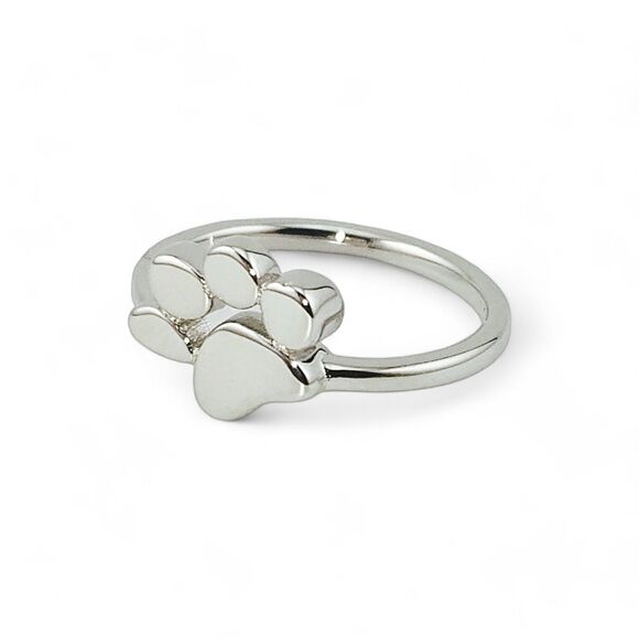 Sterling Silver Jewelry - Sterling Silver 925 Dog Paw Ring